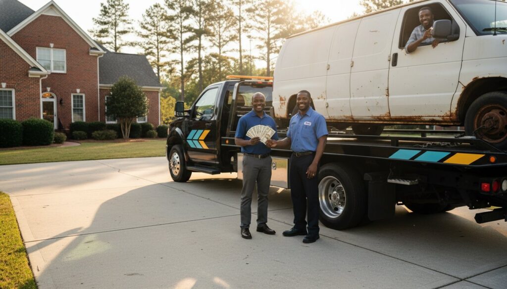 Junk Van Removal Gwinnett County: Get Cash on the Spot for Your Old Van