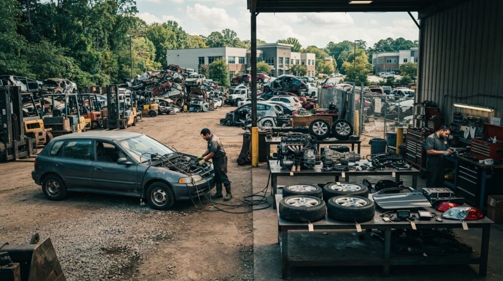 Scrap or Part Out a Car in Alpharetta? How to Choose in 2026