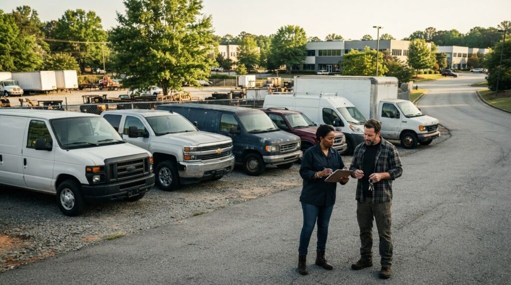How to Liquidate Business Vehicles for Cash in Alpharetta