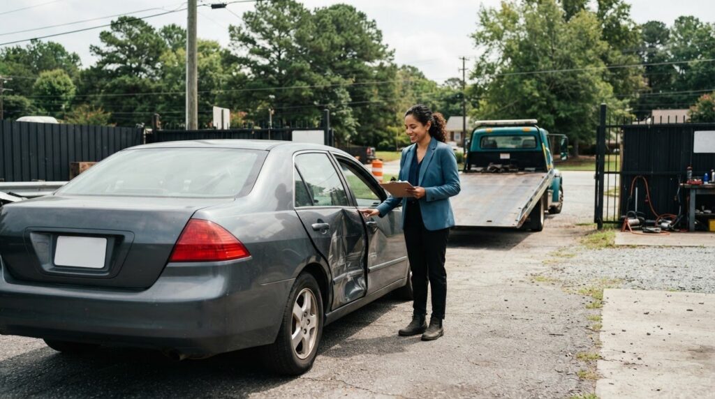 Sell My Car with a Dented Body in Alpharetta: Your Next Steps